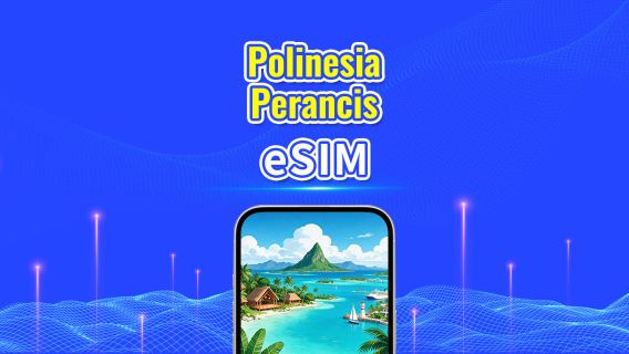 Polinesia Perancis eSIM | 4G | Pakej harian/pakej data | Caj 24 jam | 5-30 hari | Kod QR