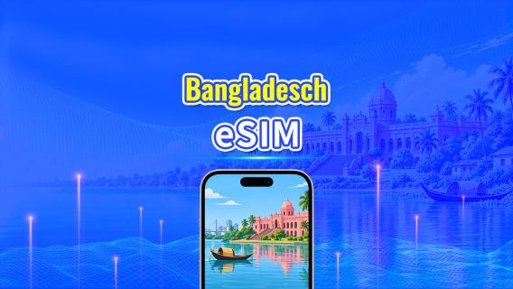 Bangladesch 4G eSIM | Tägliches/Gesamt-Datenpaket | 1–30 Tage | 24-Stunden-Abrechnung | QR-Code