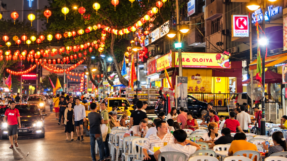 KL : Visite nocturne gastronomique et culture locale