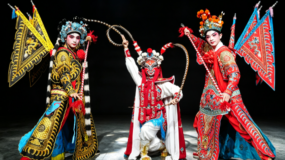 Chongqing mountain city folk art theater intangible cultural heritage performance (authentic Chongqing opera + Sichuan opera face-changing + Bayu folk art experience)