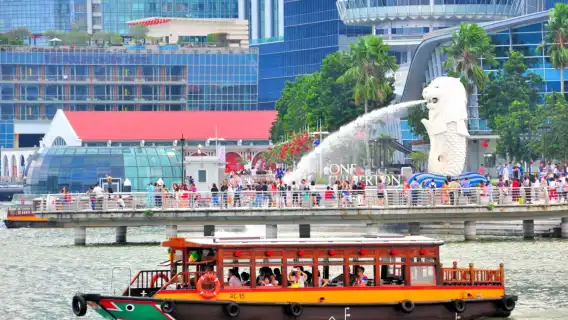 ล่องเรือชมแม่น้ำสิงคโปร์ ตั๋วเรือ กระดานไม้ Nostalgia