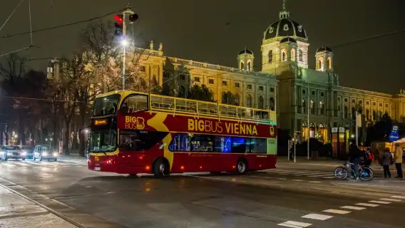รถบัสสองชั้นแบบขึ้นลงได้ในเวียนนา - รถบัสแบบขึ้นลงได้ช่วงกลางวัน/รถบัสท่องราตรี - Big Bus Vienna