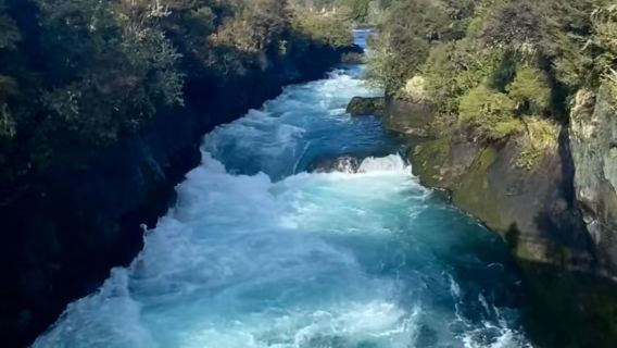 New Zealand Auckland/Te Puia - Rotorua, NZ + Blue Spring (Te Waihou Walkway). Leslie Road entrance + Huka Falls 2D1N