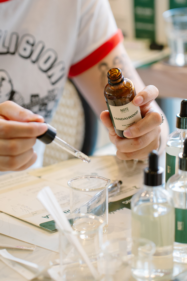 NOTE - The Scent Lab 河內香水製作工作坊