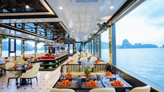 Экскурсионный однодневный тур по Халонгу на роскошном круизном лайнере «Wonder Of The Sea Cruise»