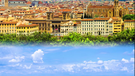 佛羅倫斯-比薩斜塔-錫耶納主教座堂-田野廣場--雙城遊