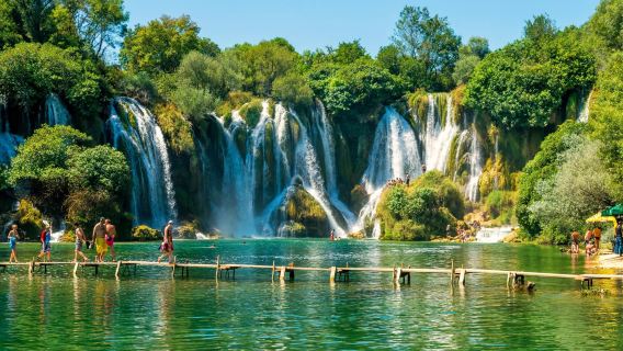 Croatia Kravica Waterfall + Old Bridge Mostar + Pocitelj day tour