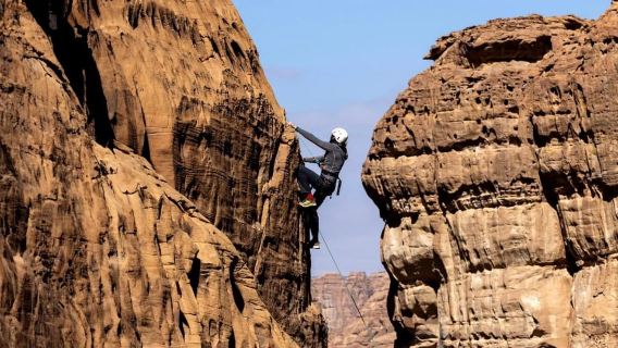 Explore AlUla from Above: A Rock Climbing Adventure