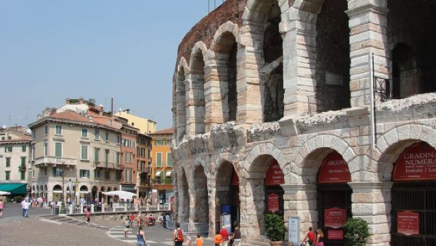 From Lake Garda: Verona Arena Opera Ticket with Transfer