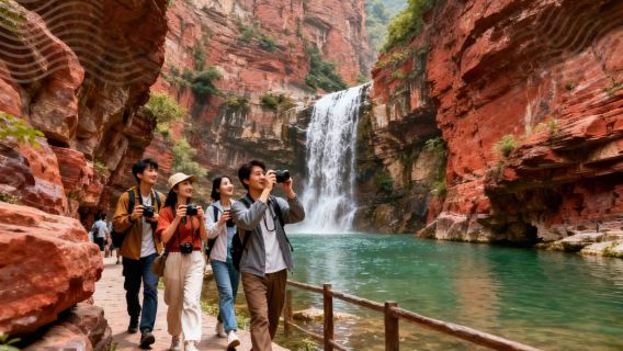 洛陽龍潭大峽谷一日遊【2-8人精品小團●酒店上門接送●純玩】