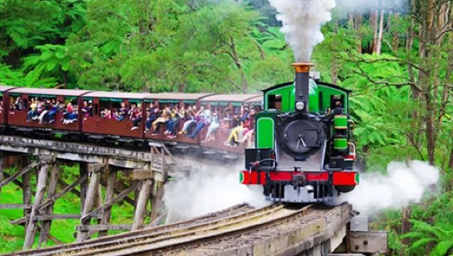 墨爾本普芬比利蒸汽小火車+亞拉河谷酒莊一日遊-滿滿童真旅行