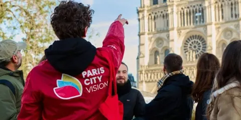 巴黎西堤島導覽團 + 巴黎聖母院語音導覽