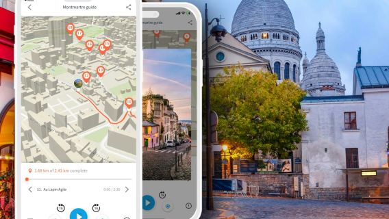 Montmartre & Sacre-Coeur Cathedral: Audio Guide App