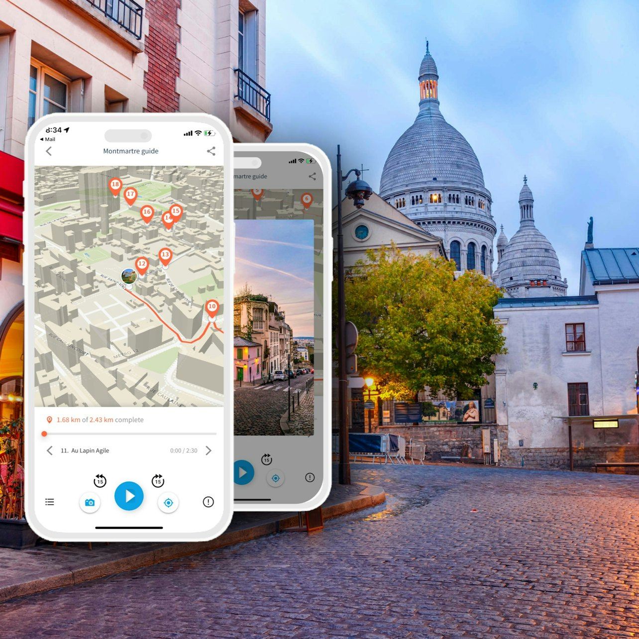 Montmartre e la Cattedrale del Sacro Cuore: App audioguida