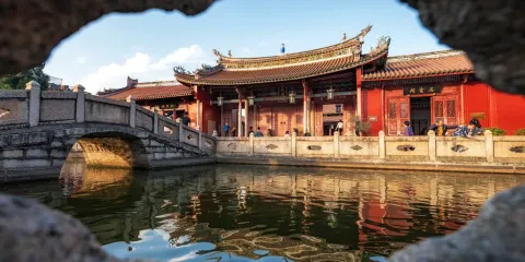 揭陽古城+揭陽學宮+黃滿寨瀑布一日遊【上門接送+不含門票】