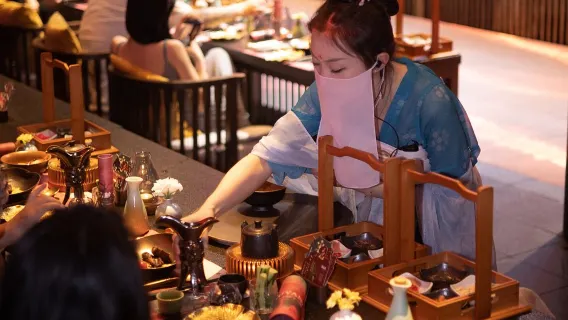 Chengdu Shuyanfu palace banquet - royal court banquet full show with royal feast of ancient Chinese ceremonial music