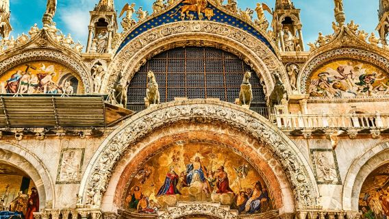 Venedig: Geführte Tour durch die Markuskirche + Campanile