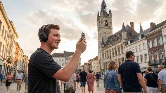 Tour con audioguía de Lieja: Lugares de interés arquitectónicos y espacios sagrados