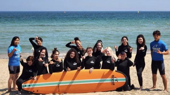 Busan Songjeong beach surfing experience (beginner-friendly + unlimited surfing)