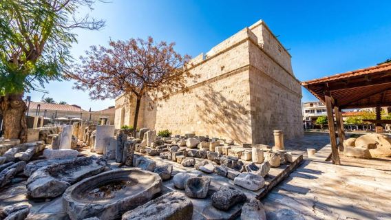 From Paphos: Limassol & Aphrodite's Rock with Free Time