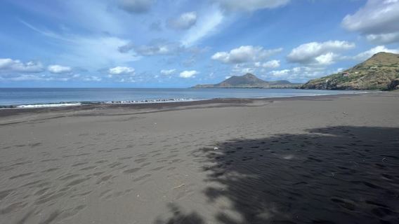 Discover the Black Sand Beach & the Natural Pool