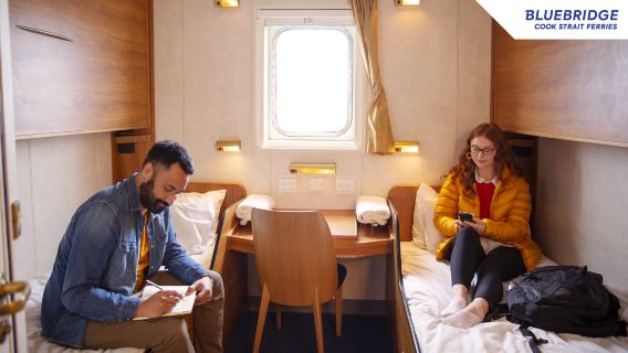 Billet de ferry Bluebridge pour 3,5 heures entre les îles du Nord et du Sud de la Nouvelle-Zélande (Wellington - Picton / Picton - Wellington Aller simple)