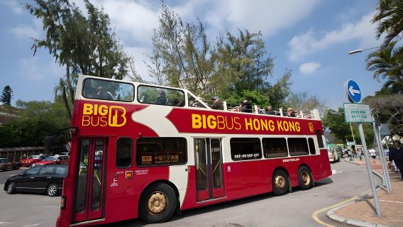 Big Bus Hong Kong: biglietto per bus hop-on hop-off (opzioni: tour dell'isola di Hong Kong/Stanley/Kowloon + più percorsi)