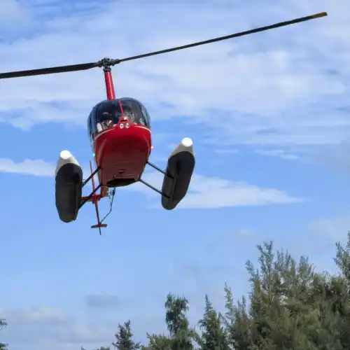 三亜ヘリコプター低空飛行体験/海棠湾鉄炉港基地【鳳凰島着陸