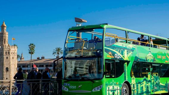 Sevilla: 24-Stunden-Stadtrundfahrt mit Hop-on/Hop-off-Bus