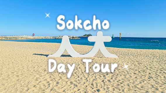 Sokcho Beach + Sokcho Central Market + Cheoksan Foot Spa Park + Seoraksan cable car Station