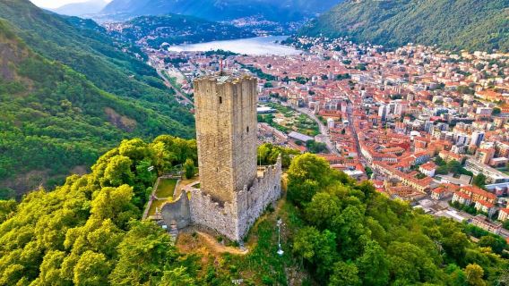 Como: Inauguración privada de un castillo medieval sobre el lago de Como