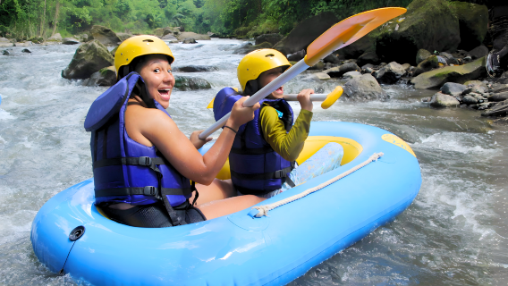 Bali fun tubing e kayaking 1 ora