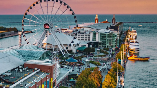 芝加哥千禧公園+菲爾德博物館+威利斯大廈+海軍碼頭包車一日遊