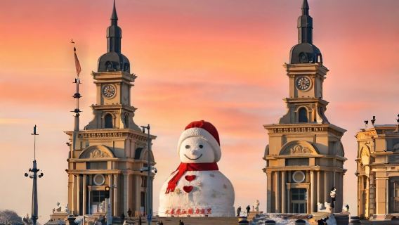 Parco delle Tigri + Gigante Pupazzo di Neve Virale + Viale Centrale + Cattedrale di Santa Sofia + Ghiaccio e Neve