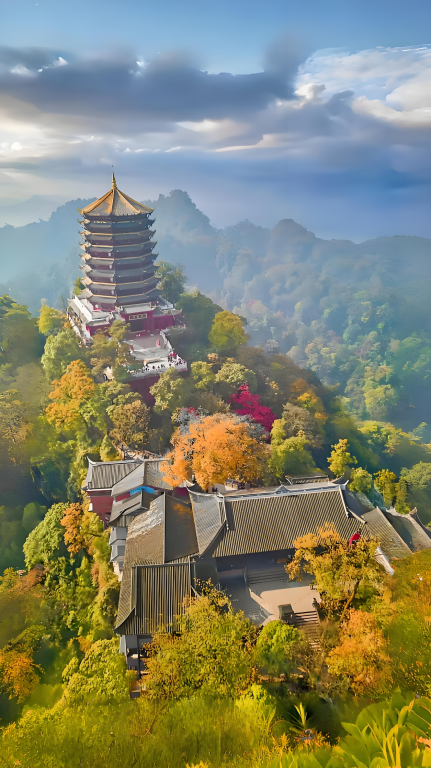 칭청산(청성산)+두장옌+종서각+판다 셀카 광장 당일 치기 여행: 천극 관람하고 고도 구경하기