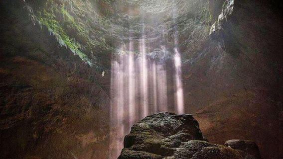1-day tour to Jomblang Cave + Timang Beach in Yogyakarta, Indonesia