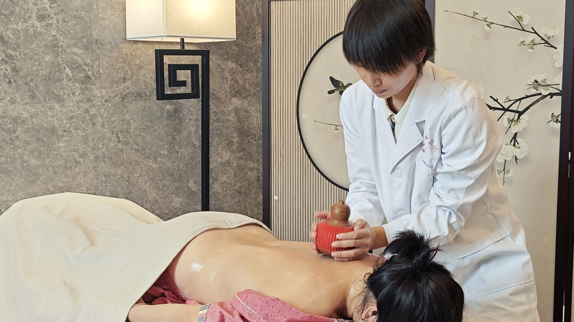 桃花肌・氣血煥活套餐|砭石美容灸 + 臍灸|三亞曬後煥顏