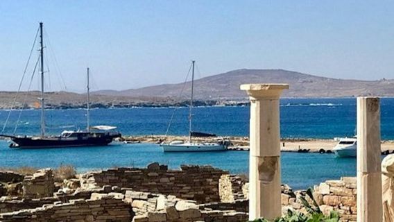 Mykonos: Yacht Cruise to Rhenia + Delos Guided Tour