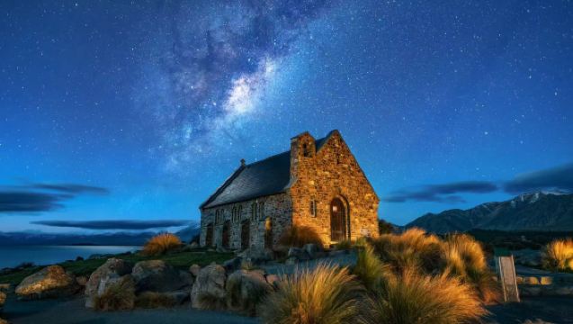 Christchurch, New Zealand: Lake Tekapo + Gereja Good Shepherd + Tasik Pukaki + Ladang Penternakan Salmon