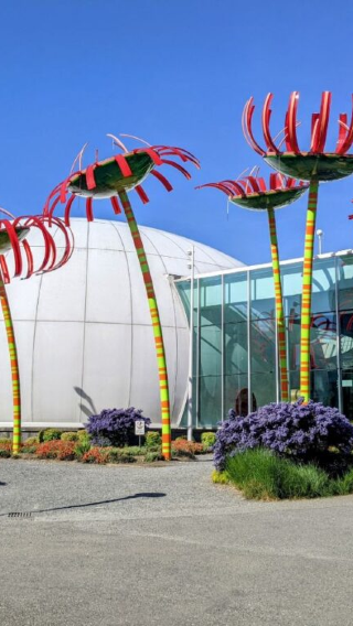 Chihuly garden and glass + Gas works park + University of Washington + Bruce Lee and Brandon Lee grave sites one-day private chartered tour