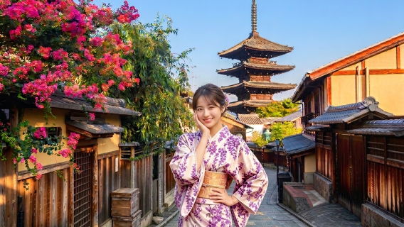 Wycieczka jednodniowa do Kioto i Uji | Złoty Pawilon + Kiyomizu-dera + Byōdō-in + Świątynia Małp + Ninen-zaka i Sannen-zaka