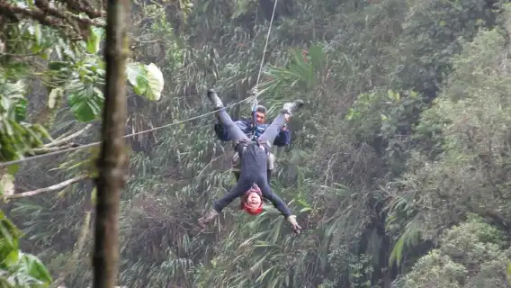 Canopy Ziplining in Puntzan Adventure Park