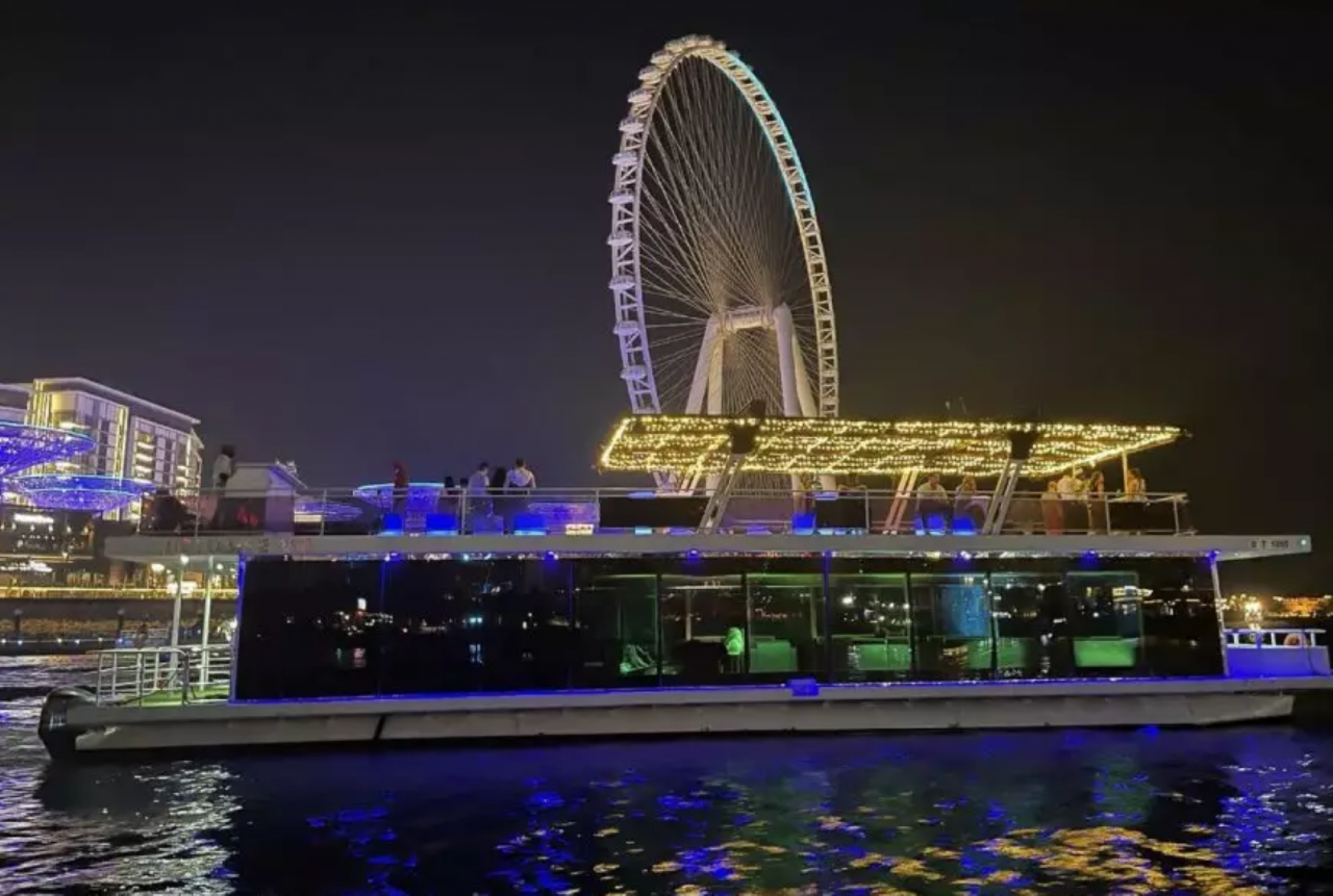 Tour in barca a Dubai Marina - Esperienza Dubai Eye - Tour in houseboat Ain Dubai