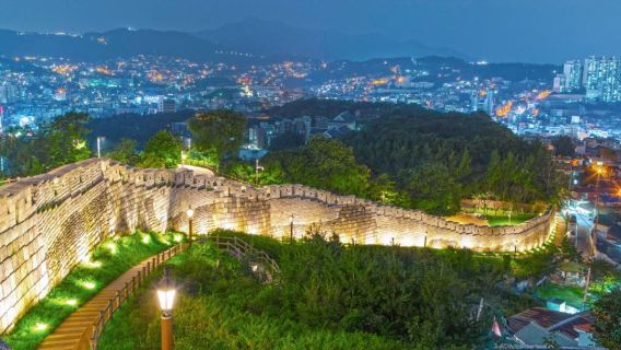 Paesaggio notturno di Seoul | Mercato di Gwangjang, Parco Naksan e Monte Eungbongsan
