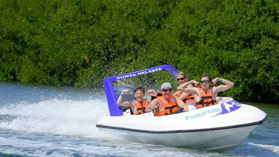 坎昆：瑪雅體驗之旅，含叢林快艇與浮潛