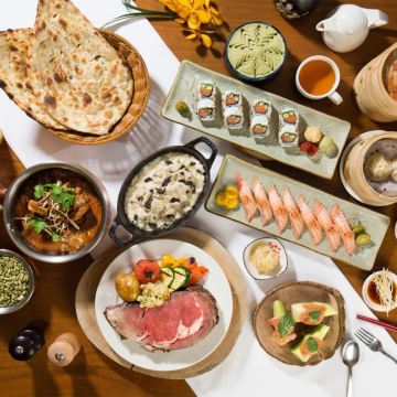 Voucher minum petang bufet di Cafe di Grand Hyatt Taipei (hujung minggu +NT280)