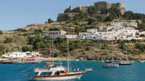 Rhodes: Cruise with Swimming Stops & Lunch