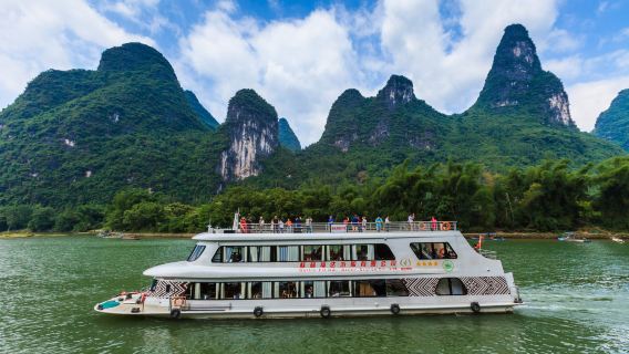 【獨立包團】漓江四星遊船(竹江正航)+自助午餐+銀子岩一日遊