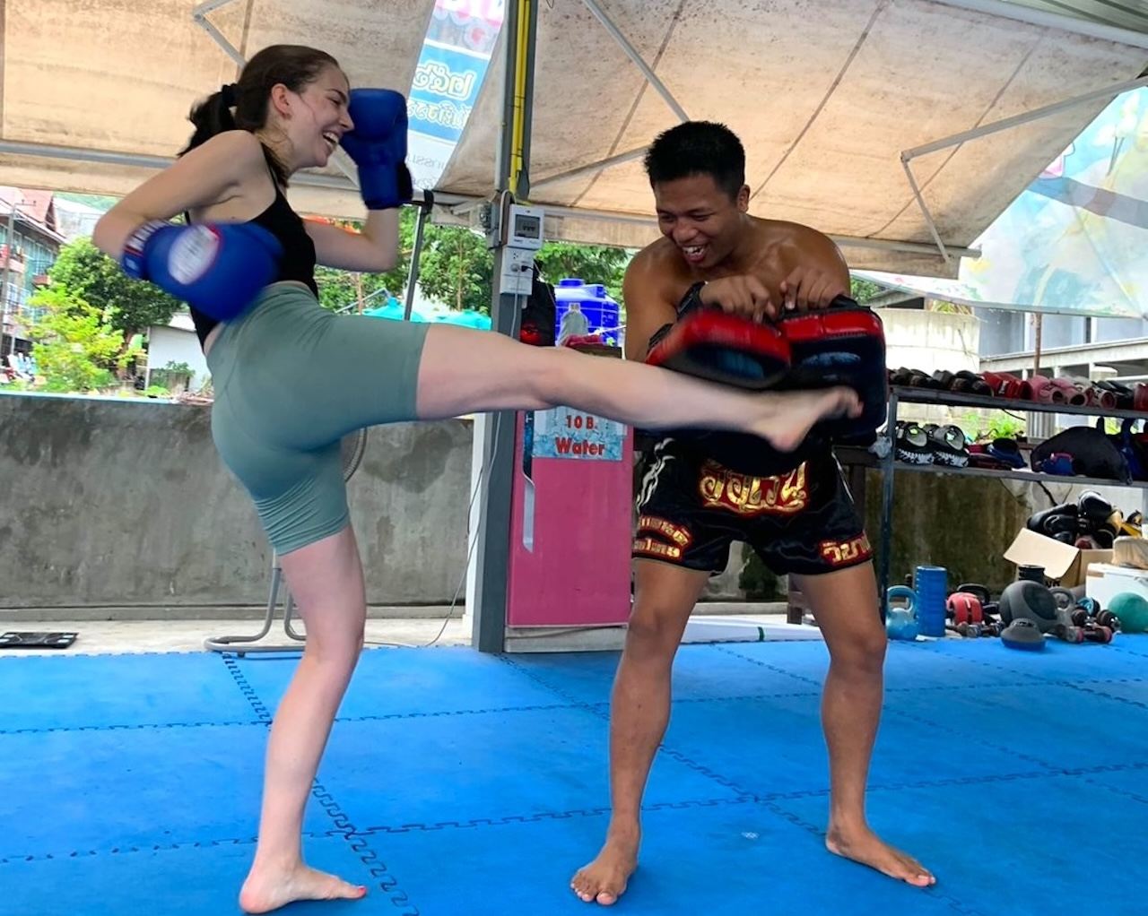 Ko Tao: Groepsintroductieles Muay Thai boksen voor beginners