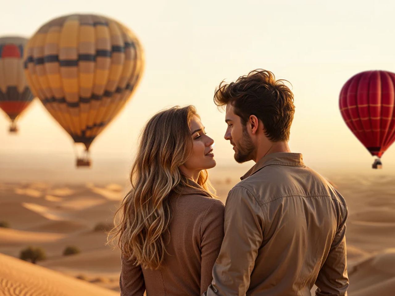 Desert Hot Air Balloon Ride in Dubai - Official Direct Booking|Sunrise Viewing from Above|Pick-up & drop-off at the hotel|Breakfast|Falcon|Camel riding|Flight Certificate - Multiple Packages Available